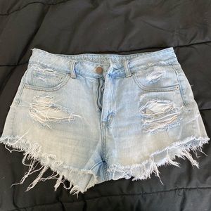 American Eagle festival high rise shorts